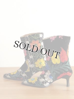 画像4: スザーニ・SUZANI｜刺繍ショートブーツ｜３９号（２４．５ｃｍ）