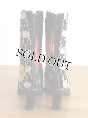 画像5: スザーニ・SUZANI｜刺繍ショートブーツ｜３９号（２４．５ｃｍ）