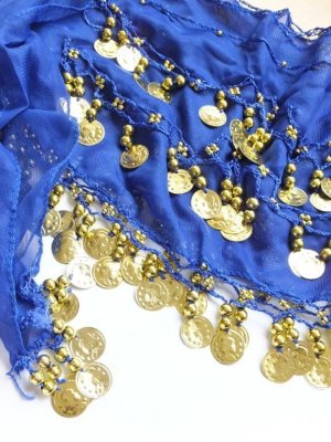 画像7: アウトレット｜ベリーダンス＊ヒップスカーフ｜３連コイン：９色セット