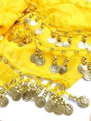 画像5: アウトレット｜ベリーダンス＊ヒップスカーフ｜３連コイン：９色セット