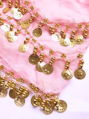 画像2: アウトレット｜ベリーダンス＊ヒップスカーフ｜３連コイン：９色セット