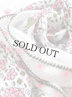 画像2: カッパドキア地方：エンティークメキッキオヤスカーフ：大判｜イチドル・ピンク