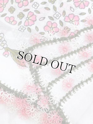 画像4: カッパドキア地方：エンティークメキッキオヤスカーフ：大判｜イチドル・ピンク