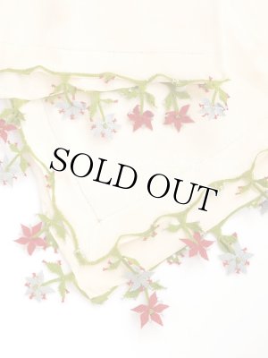 画像14: 日本発送★ブルサ｜ヴィンテージオヤスカーフ・８０年前｜総シルク