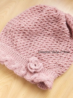 画像3: アンネの手編み★お花・毛糸の帽子｜アンティクローズ