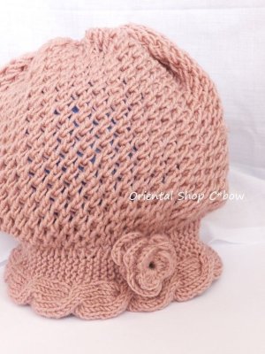 画像2: アンネの手編み★お花・毛糸の帽子｜アンティクローズ