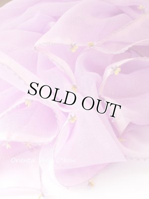 画像3: オデミシュ｜アンティークオヤスカーフ｜シルク糸イーネオヤ｜ラベンダー｜極細・希少