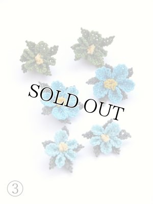 画像6: 手作りアクセに☆シルク糸：イーネオヤ単体｜ナウルハンの小花６個セット