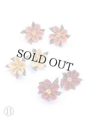 画像14: 手作りアクセに☆シルク糸：イーネオヤ単体｜ナウルハンの小花６個セット