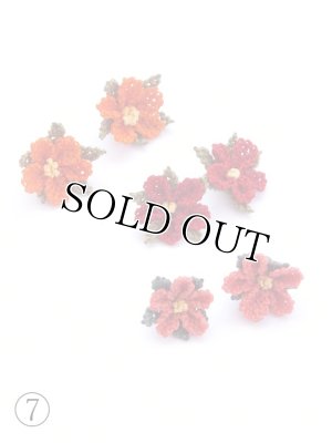 画像10: 手作りアクセに☆シルク糸：イーネオヤ単体｜ナウルハンの小花６個セット