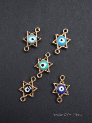 画像2: 星ナザル２カン☆金属パーツ｜４カラー