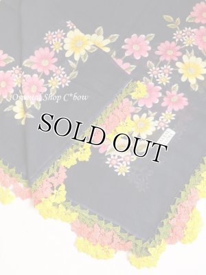 画像5: バルッケシル：大判トゥーオヤスカーフ｜ブラック×黄色ピンク