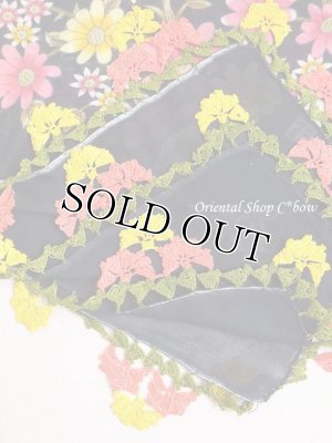 画像6: バルッケシル：大判トゥーオヤスカーフ｜ブラック×黄色ピンク