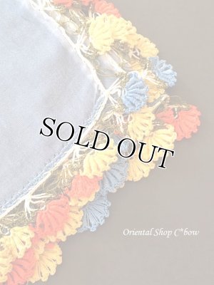 画像7: バルッケシル：大判トゥーオヤスカーフ｜スカーブルー