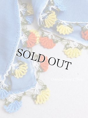 画像4: バルッケシル：大判トゥーオヤスカーフ｜スカーブルー