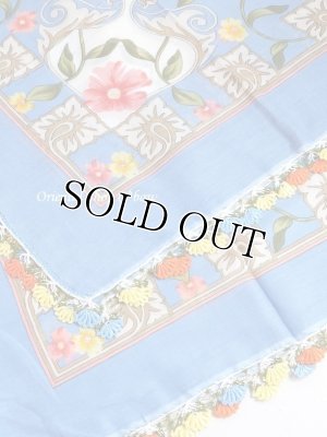 画像9: バルッケシル：大判トゥーオヤスカーフ｜スカーブルー