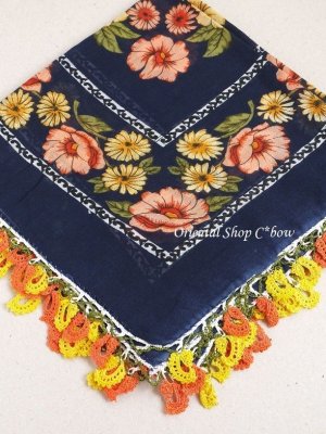 画像2: バルッケシル：大判トゥーオヤスカーフ｜濃紺×２色