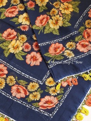 画像7: バルッケシル：大判トゥーオヤスカーフ｜濃紺×２色