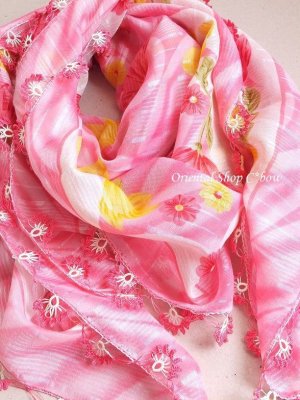 画像3: バルッケシル：大判トゥーオヤスカーフ｜ピンク