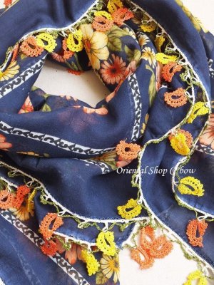 画像3: バルッケシル：大判トゥーオヤスカーフ｜濃紺×２色