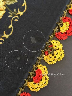 画像6: バルッケシル：大判トゥーオヤスカーフ｜ブラック×レッドイエロー