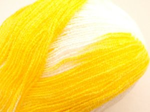 画像1: ボディタオル[リフ・エコたわし]製作毛糸イエロー