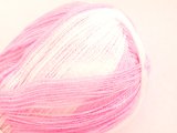 ボディタオル[リフ・エコたわし]製作毛糸ミックス・ライトピンク