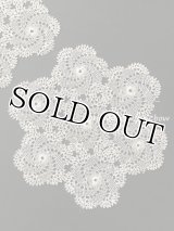 ヴィンテージ・花嫁道具のダンテル（ドイリー）｜コットン・細かいイーネダンテル｜２４