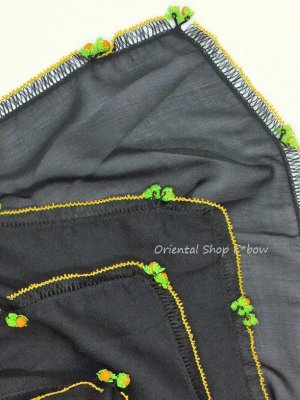 画像5: ナウルハン｜アンティークイーネオヤスカーフ｜シルク糸｜ポルタカル|オレンジ