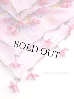 画像12: オデミシュ：イーネオヤスカーフ｜大きなお花｜ピンク