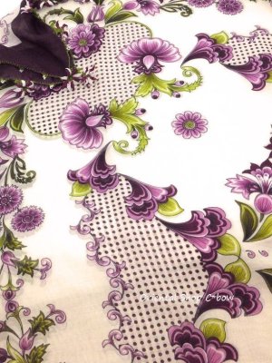 画像11: オデミシュ：イーネオヤスカーフ｜オンヤプラック（１０枚葉）｜ボルドー