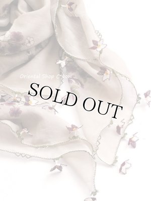 画像3: 確認★オデミシュ：イーネオヤスカーフ｜メネクシェ｜ベージュ×ボルドー