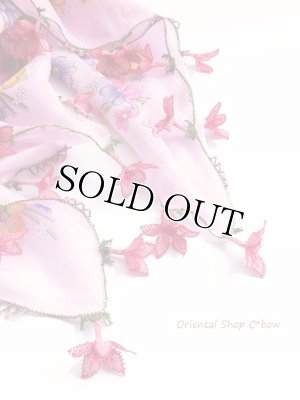 画像11: オデミシュ：イーネオヤスカーフ｜大きなお花｜ピンク