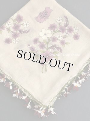 画像2: 確認★オデミシュ：イーネオヤスカーフ｜メネクシェ｜ベージュ×ボルドー