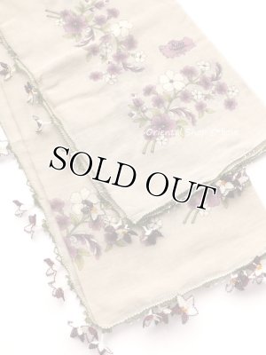 画像4: 確認★オデミシュ：イーネオヤスカーフ｜メネクシェ｜ベージュ×ボルドー