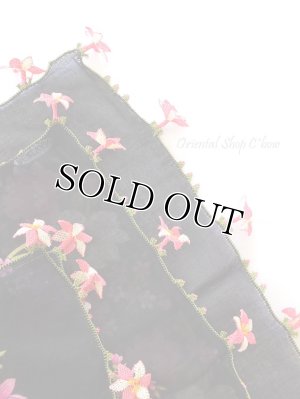 画像6: オデミシュ：イーネオヤスカーフ｜ピンク（オフホワイト）×ブラック