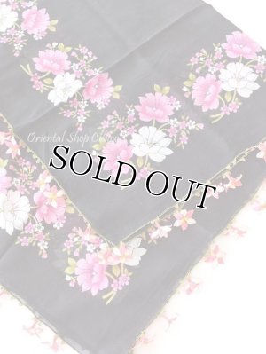 画像4: オデミシュ：イーネオヤスカーフ｜ピンク（オフホワイト）×ブラック