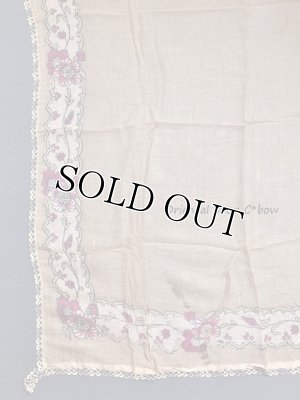 画像5: マルマラ地方：薄手木版アンティークオヤスカーフ｜メキッキオヤ｜シナモン