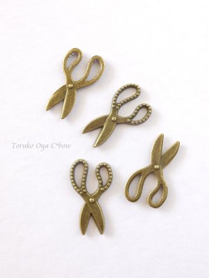 画像3: 金属パーツ｜デザインミニハサミ