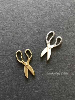 画像2: 金属パーツ｜デザインミニハサミ