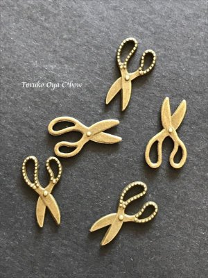 画像6: 金属パーツ｜デザインミニハサミ