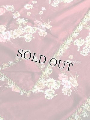 画像7: ◆日本発送★カッパドキア｜大判メキッキオヤスカーフ｜ボルドー×グリーン系