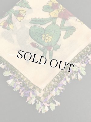 画像2: ナウルハン｜アンティークイーネオヤスカーフ｜シルク糸｜茄子