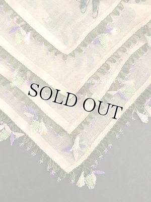 画像6: ナウルハン｜アンティークイーネオヤスカーフ｜シルク糸｜茄子