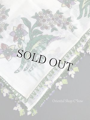 画像6: ナウルハン｜アンティークイーネオヤスカーフ｜シルク糸・ヤズマ可愛い｜嘘つき葡萄