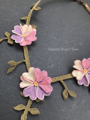 画像13: 日本発送★シルクイーネオヤネックレス：ネックレス・リング・ピアスセット｜パステル系