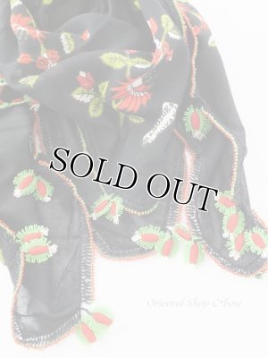 画像3: ナウルハン｜アンティークイーネオヤスカーフ｜シルク糸｜クズルジュック｜セイヨウサンシュ