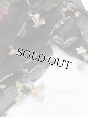 画像12: キュタフヤ・タウシャンル｜アンティークイーネオヤスカーフ｜シルク糸｜水仙