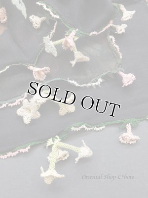 画像8: キュタフヤ・タウシャンル｜アンティークイーネオヤスカーフ｜シルク糸｜水仙