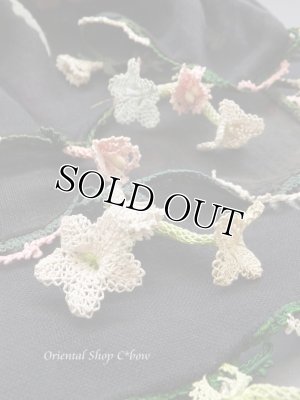 画像9: キュタフヤ・タウシャンル｜アンティークイーネオヤスカーフ｜シルク糸｜水仙